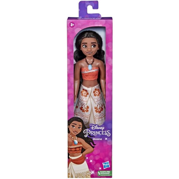 Disney Princess Moana 25 cm große Puppe mit abnehmbarem Kleid und Accessoires