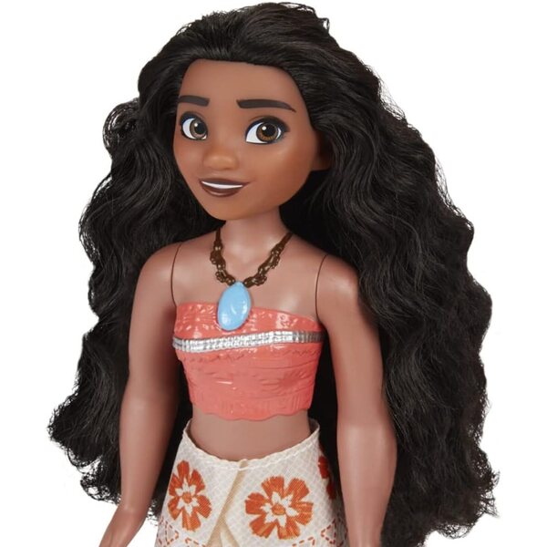 Disney Princess Moana 25 cm große Puppe mit abnehmbarem Kleid und Accessoires