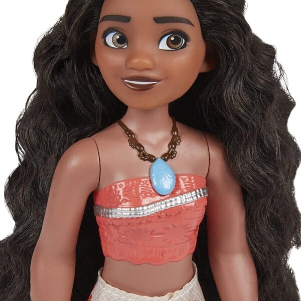 Disney Princess Moana 25 cm große Puppe mit abnehmbarem Kleid und Accessoires