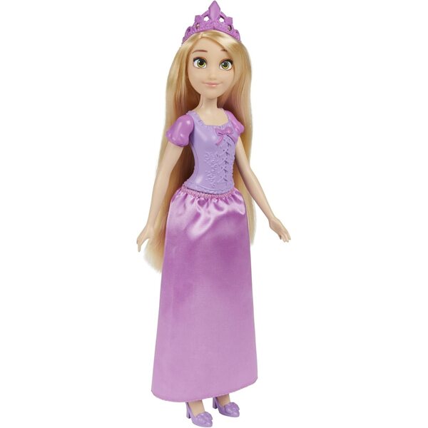 Bambola Disney Princess Rapunzel con Abito e Accessori, Capelli Lunghi 28 cm