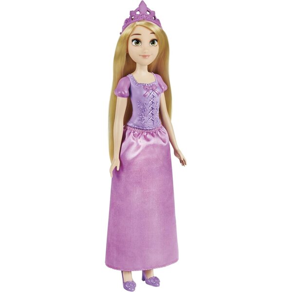 Bambola Disney Princess Rapunzel con Abito e Accessori, Capelli Lunghi 28 cm