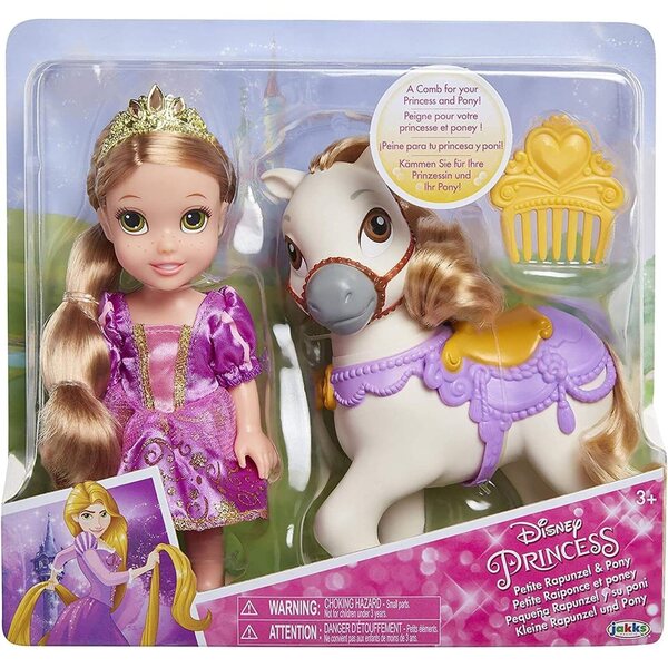 Disney Princess Mini Lalka e Kucyk - Bambole e Pony da Collezione per Bambini