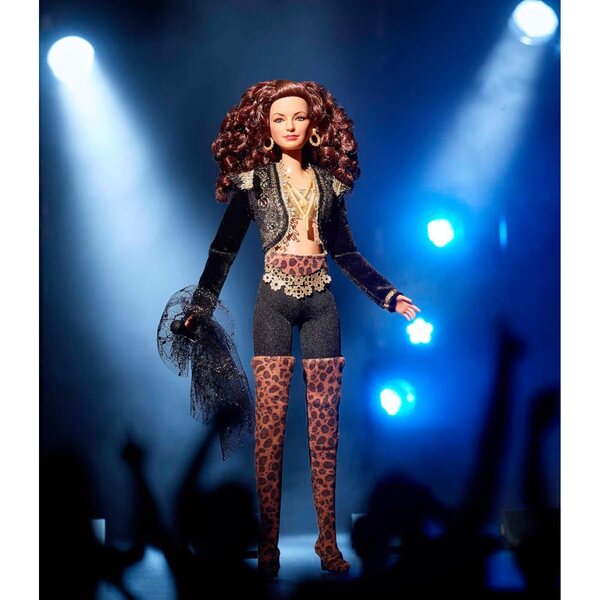Barbie Gloria Estefan Musikkollektion mit Mikrofon und Ständer – limitierte Auflage