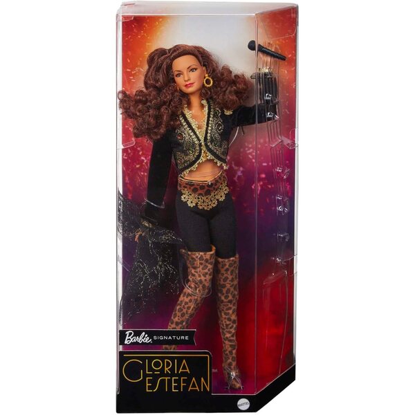 Barbie Gloria Estefan Musikkollektion mit Mikrofon und Ständer – limitierte Auflage