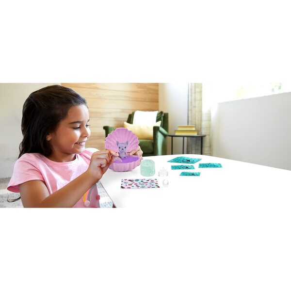 Barbie Color Reveal Welpen in Muscheln Überraschungsspielzeug für Kinder ab 3 Jahren