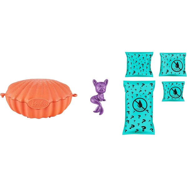 Barbie Color Reveal Welpen in Muscheln Überraschungsspielzeug für Kinder ab 3 Jahren