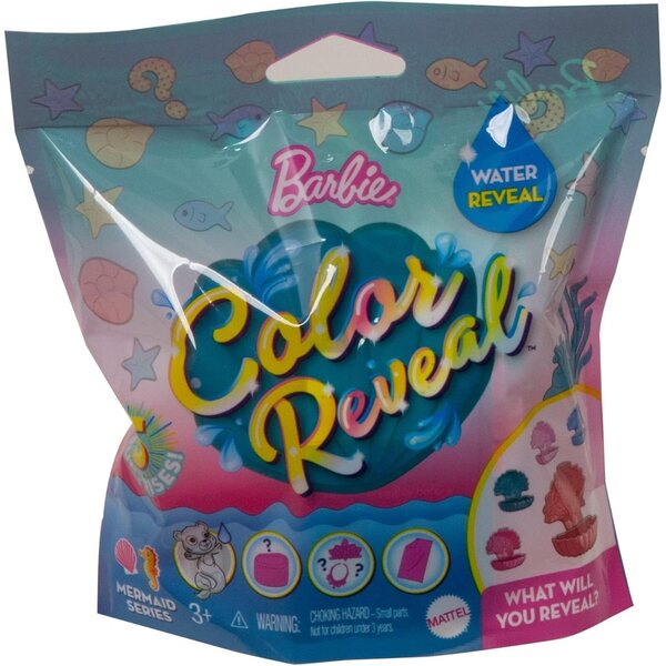 Barbie Color Reveal Welpen in Muscheln Überraschungsspielzeug für Kinder ab 3 Jahren