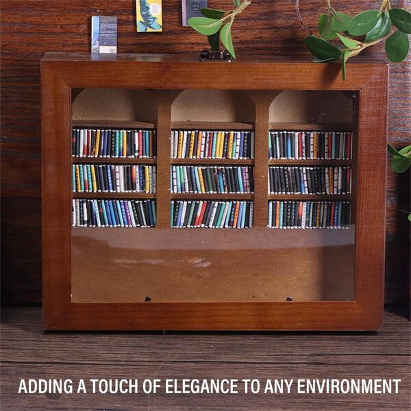 WUSJCOF 60 Libri Miniatura per Casa delle Bambole, Accessori Decorativi Realistici