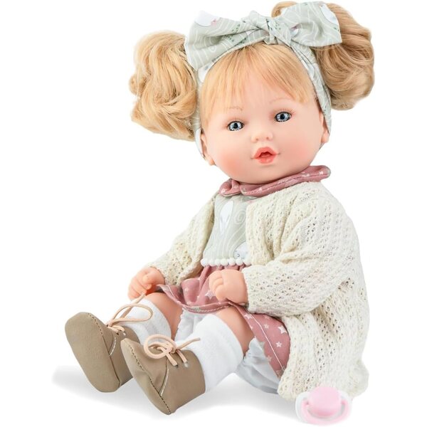 Marina & Pau Petite Winter Doll 40 cm – Weich und detailliert für Kinder