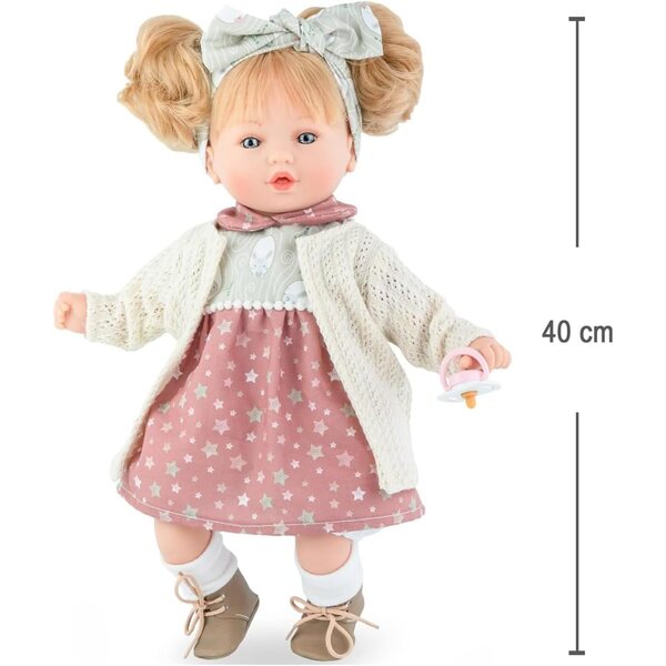 Marina & Pau Petite Winter Doll 40 cm – Weich und detailliert für Kinder