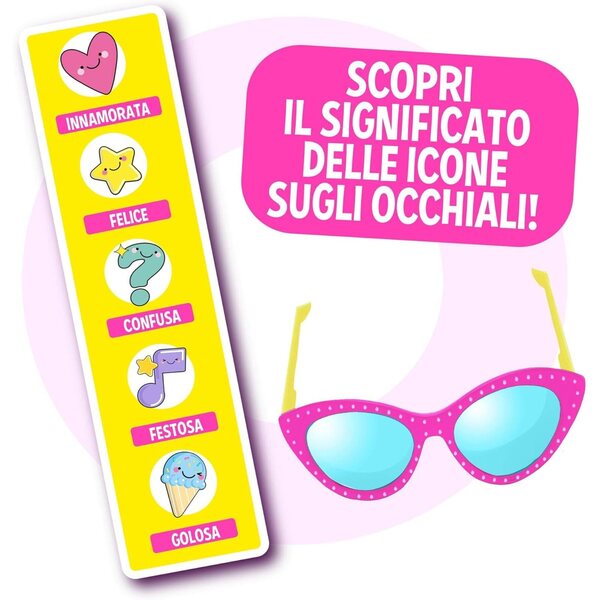 Unique Eyes Sophia Emotic Gaze mit Stimmungsbrille von Giochi Preziosi für Kinder ab 3 Jahren