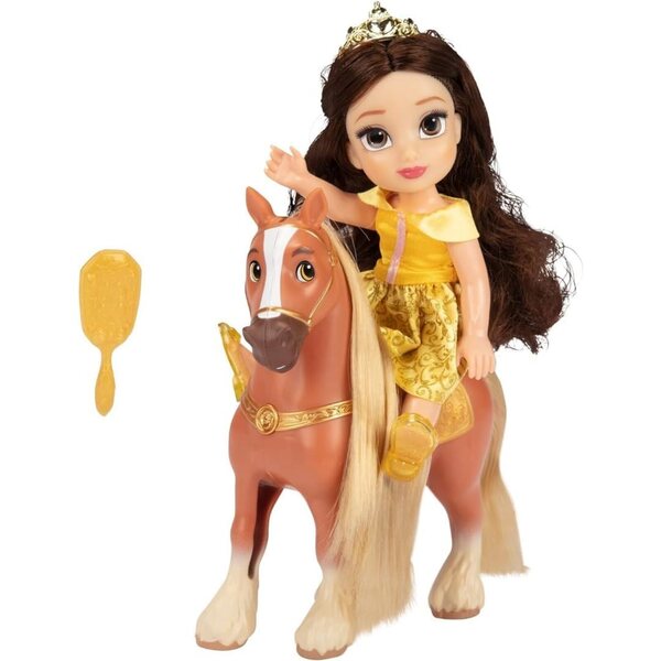Disney Princess Belle und Philippe – Originelles und detailliertes Spielzeugset