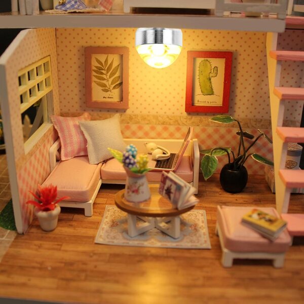 Mini Luce LED a Batteria per Casa delle Bambole, Modellismo, Decorazioni Natalizie