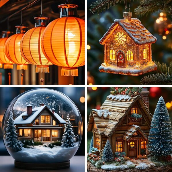 Mini Luce LED a Batteria per Casa delle Bambole, Modellismo, Decorazioni Natalizie