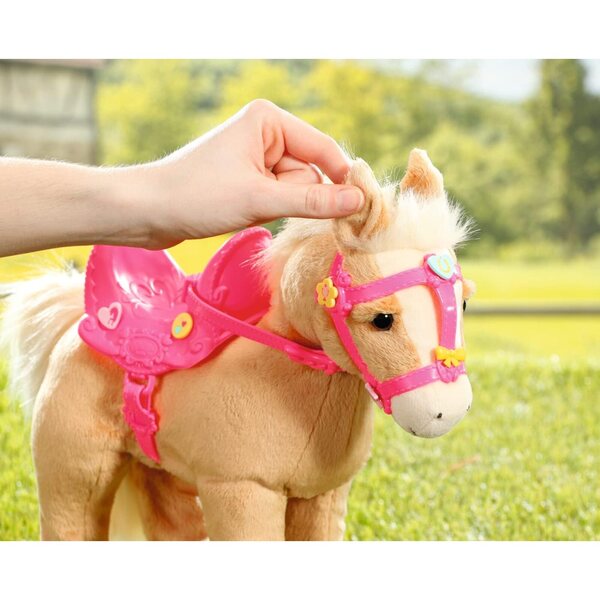 BABY born My Cute Horse - Cavallo elettronico morbido con suoni e movimento, rosa