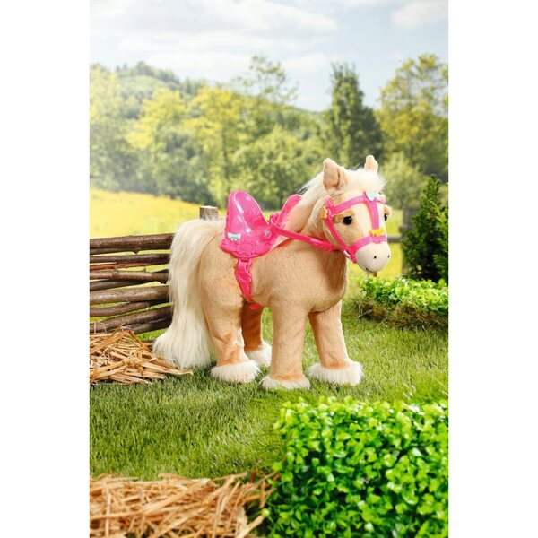 BABY born My Cute Horse - Cavallo elettronico morbido con suoni e movimento, rosa
