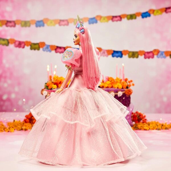 Barbie Magnolia rosa Día De Muertos 2023 edizione limitata collezione esclusiva