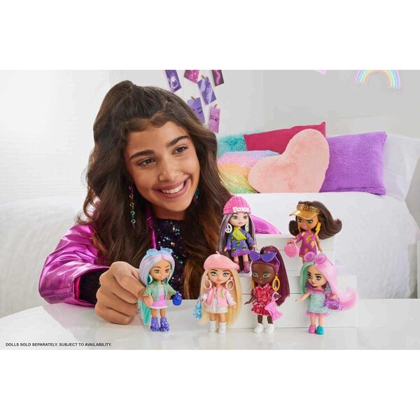 Barbie Brand BRB Xtra Minimin - Mini Bambole Collezionabili alla Moda