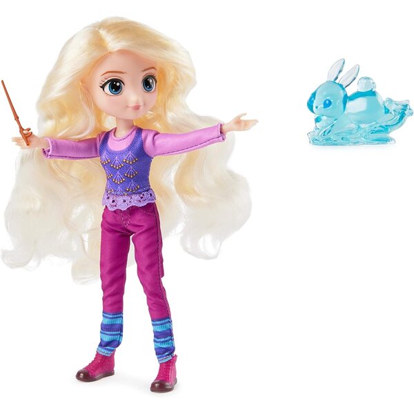 Luna Lovegood 8-Zoll-Puppe mit 2 Kleidern und 5 Accessoires, Harry Potter-Spiel für Kinder ab 5 Jahren