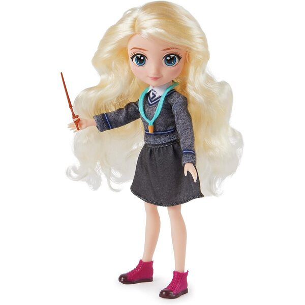 Bambola Luna Lovegood 20,3 cm con 2 abiti e 5 accessori, gioco Harry Potter per bambini 5+