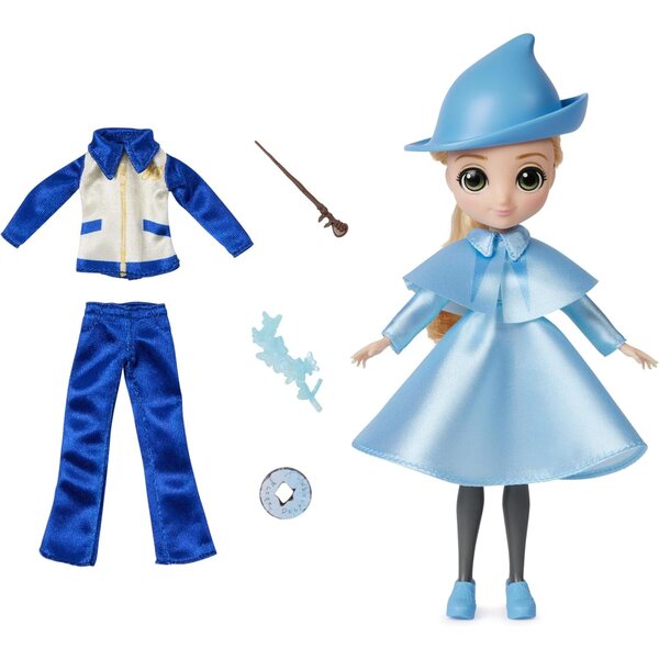 Fleur Delacour Harry Potter 20,3 cm großes Puppenset mit 2 Kleidern und 8 magischen Accessoires