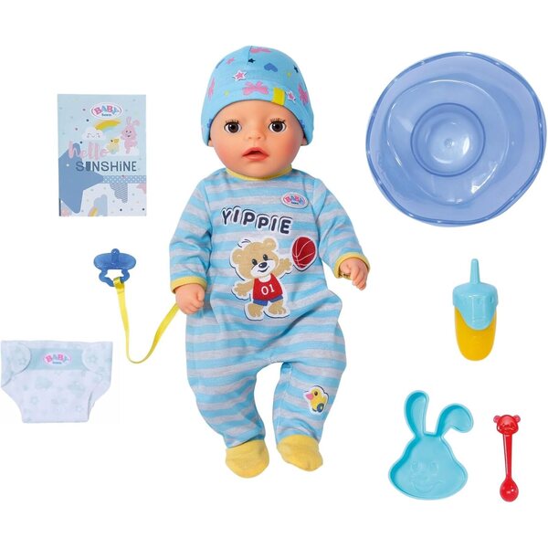 BABY born kleiner Junge 36 cm mit Zubehör für Rollenspiele ab 3 Jahren