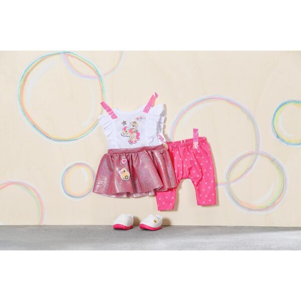 BABY born Little Outfit 836330: 2-in-1-Outfit für 36-cm-Puppen, einfach zu tragen