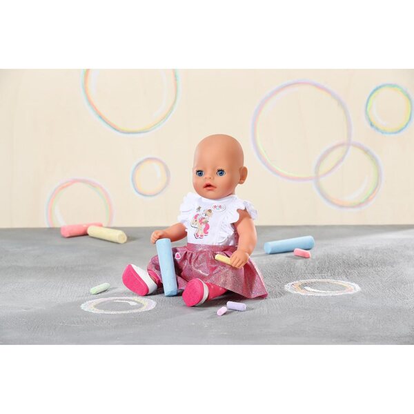 BABY born Little Outfit 836330: 2-in-1-Outfit für 36-cm-Puppen, einfach zu tragen