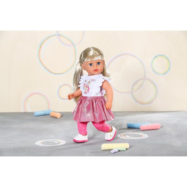 BABY born Little Outfit 836330: 2-in-1-Outfit für 36-cm-Puppen, einfach zu tragen
