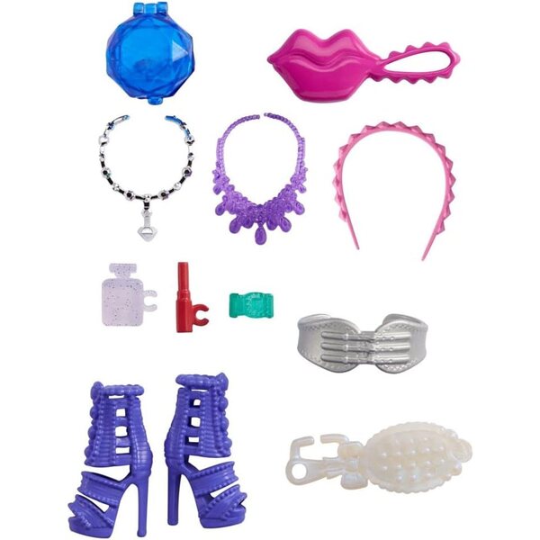 Barbie Lifestyle Accessory Set 11 pieces | Shoes, Bags, Jewelry for Dolls