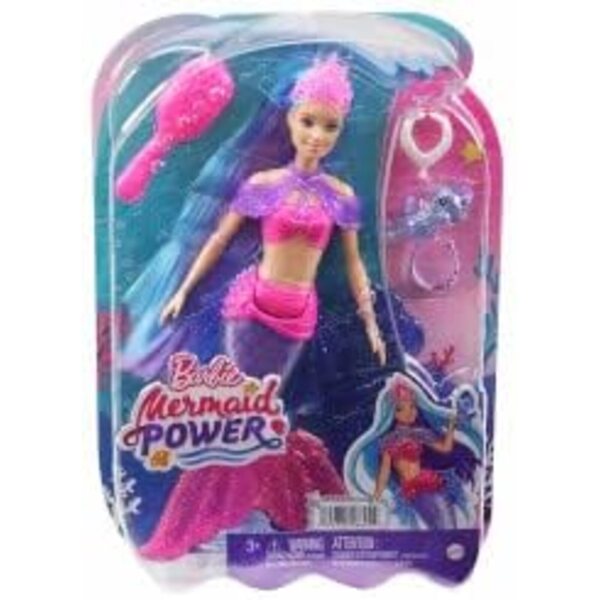 Barbie Dreamtopia Sirena Malibu con Accessori, Bambola Filmata HHG52