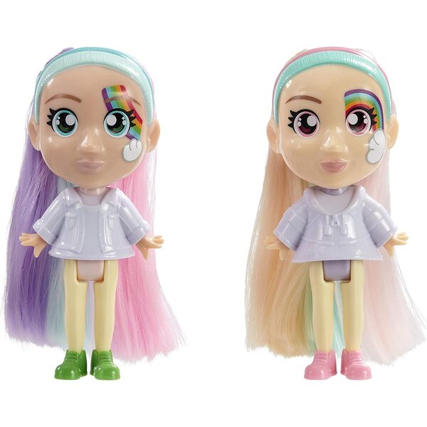 CRAYOLA Rainbow Twins – Individualisierbare Puppen für kreative Kinder ab 3 Jahren