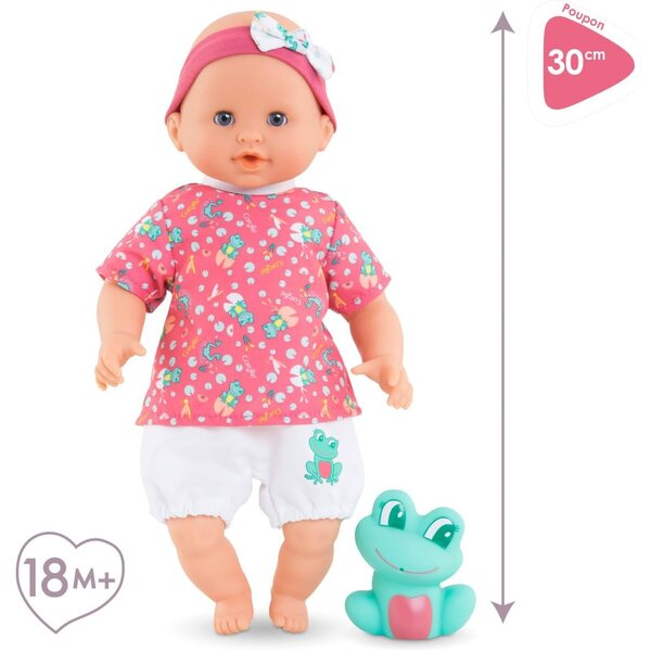 Corolle Bath Oceane Puppe 30 cm mit Vanilleduft, zum Baden von Kindern ab 18 Monaten