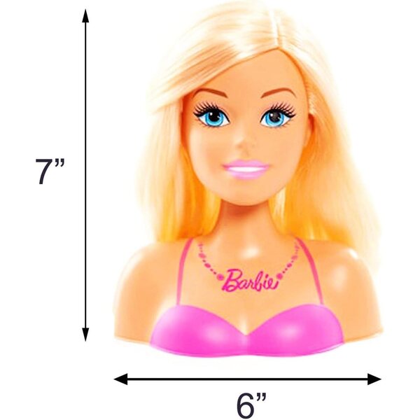 Just Play Set mit 2 blonden Mini-Barbie-Frisuren für Puppen, kreatives Styling für Mädchen