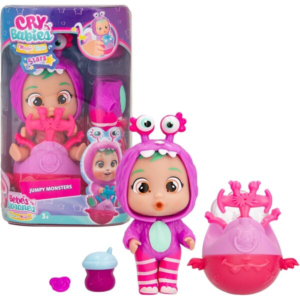 BEBÉS LLORONES LÁGRIMAS MÁGICAS Bubu – Mini-Monsterpuppe mit Roller und Schleimtränen