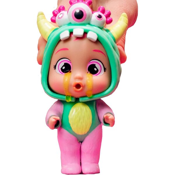 BEBÉS LLORONES LÁGRIMAS MÁGICAS Bubu – Mini-Monsterpuppe mit Roller und Schleimtränen