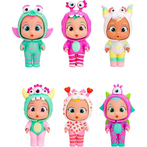 BEBÉS LLORONES LÁGRIMAS MÁGICAS Bubu – Mini-Monsterpuppe mit Roller und Schleimtränen
