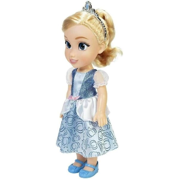 Disney Princess Cinderella 38 cm große Puppe mit funkelnden Augen, Kleid, Schuhen und Tiara