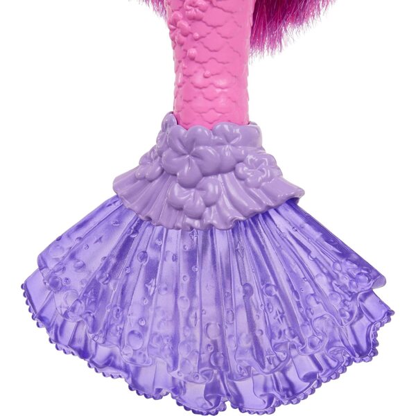 Barbie Chelsea Sirena 15,2 cm con capelli rosa e corona rimovibile, bambola fantasy
