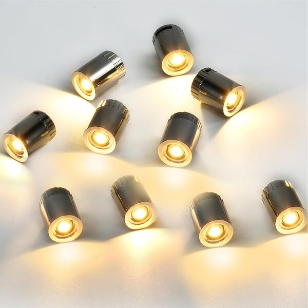 10 batteriebetriebene Mini-LED-Leuchten für Dekorationen, Modellbau und Weihnachtsbäume