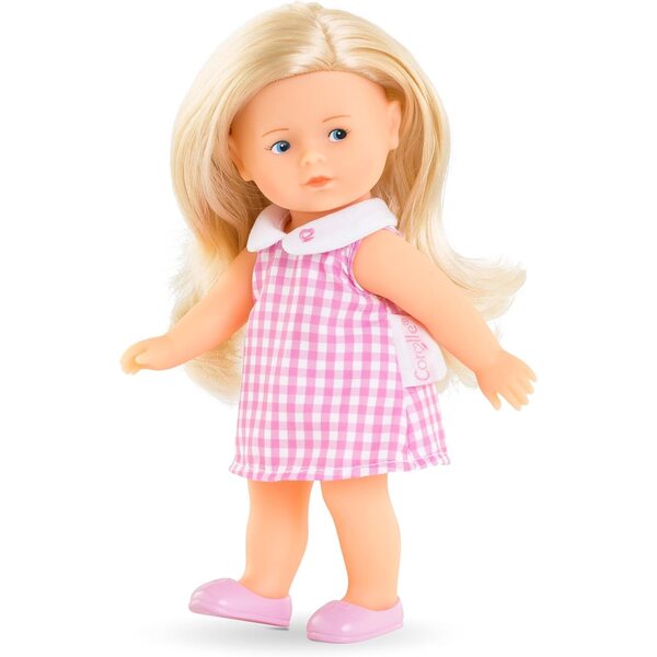 Corolle Mini Corollines Rosy 20 cm – Weiche Puppe mit Vanilleduft für Kinder