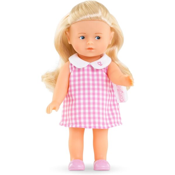 Corolle Mini Corollines Rosy 20 cm - Bambola morbida con profumo di vaniglia per bambini