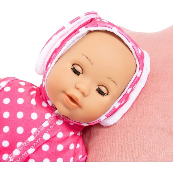 Bambola Parlante Anna Bayer Design 38cm con 24 Suoni e Accessori per Coccole Educative