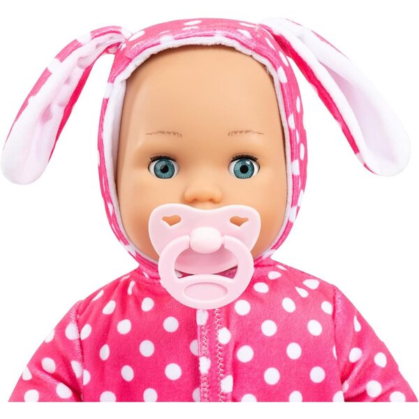 Bambola Parlante Anna Bayer Design 38cm con 24 Suoni e Accessori per Coccole Educative