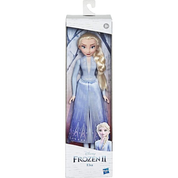 Bambola Elsa Frozen 2 con Capelli Lunghi e Vestito Blu – Giocattolo Disney per Bambini