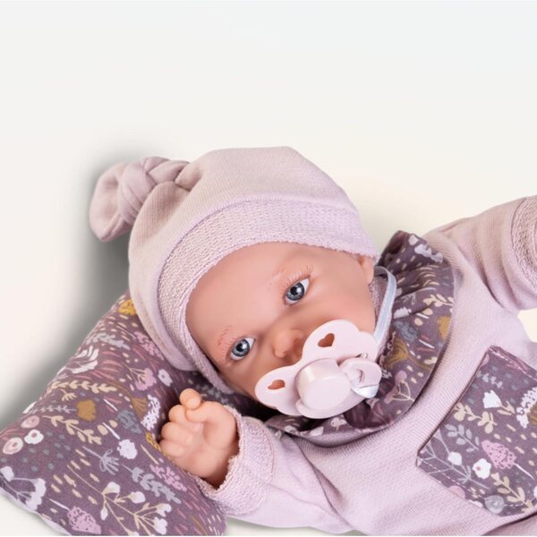 Antonio Juan Petit Kuschelpuppe 27 cm mit Kissen und Schnuller – Kollektion 2024