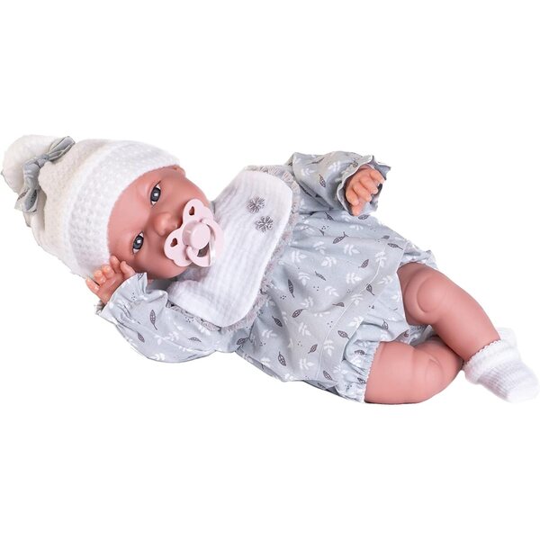 Neonato Baby Tonetta Posturite con Foglie - Bambola Realistica Antonio Juan