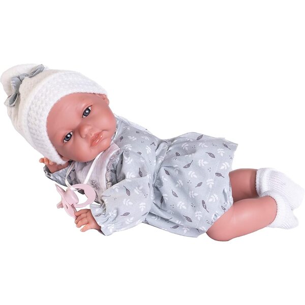 Neonato Baby Tonetta Posturite con Foglie - Bambola Realistica Antonio Juan