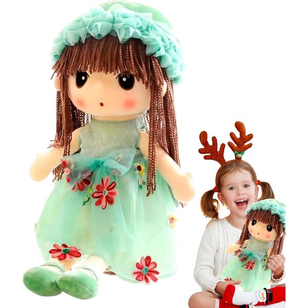 Bambola di Peluche Morbida 43 cm - Compagna di Sonno e Decorazione Camera Bambini
