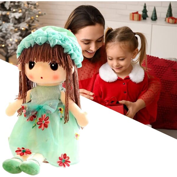 Bambola di Peluche Morbida 43 cm - Compagna di Sonno e Decorazione Camera Bambini